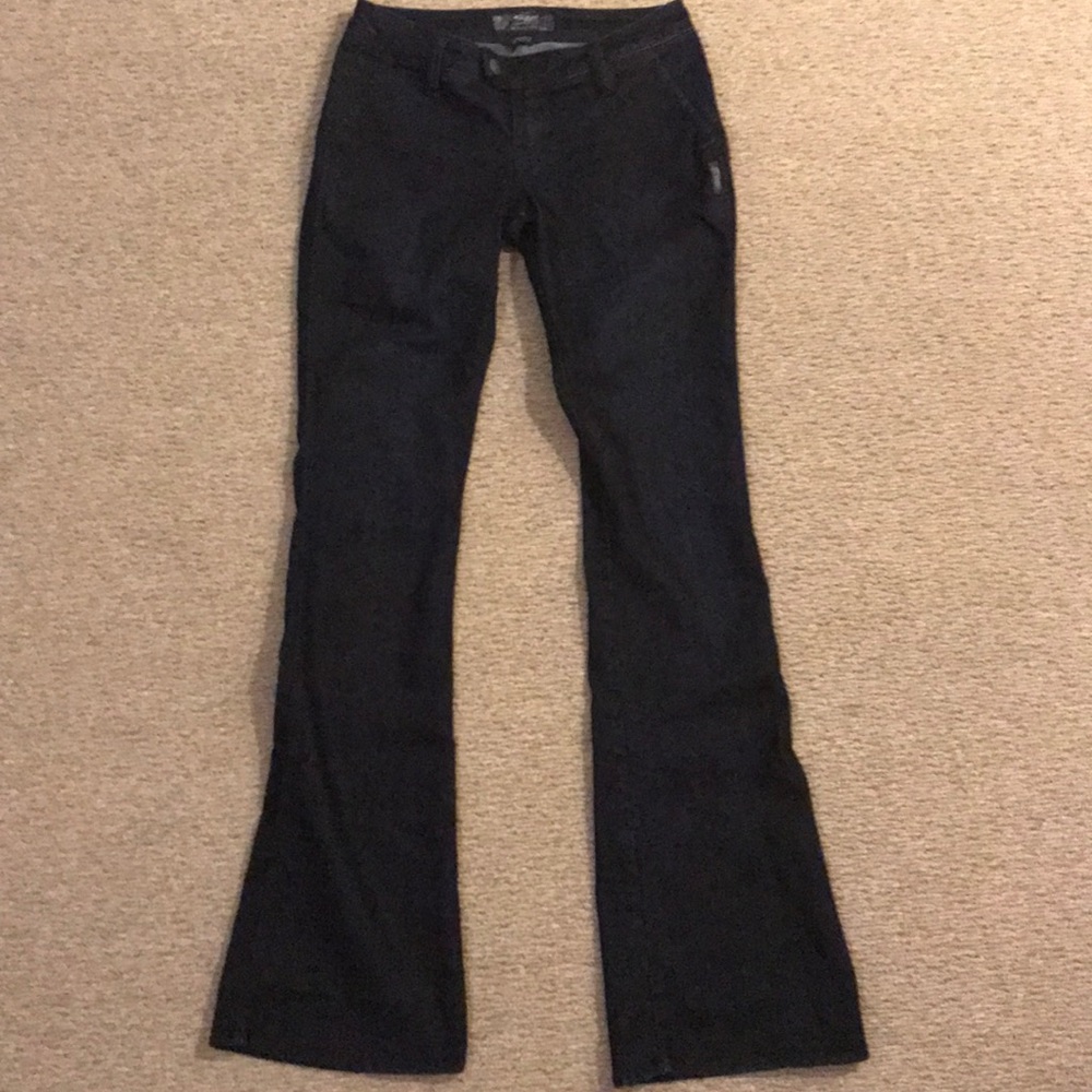 NWOT Silver -Dark wash denim trouser